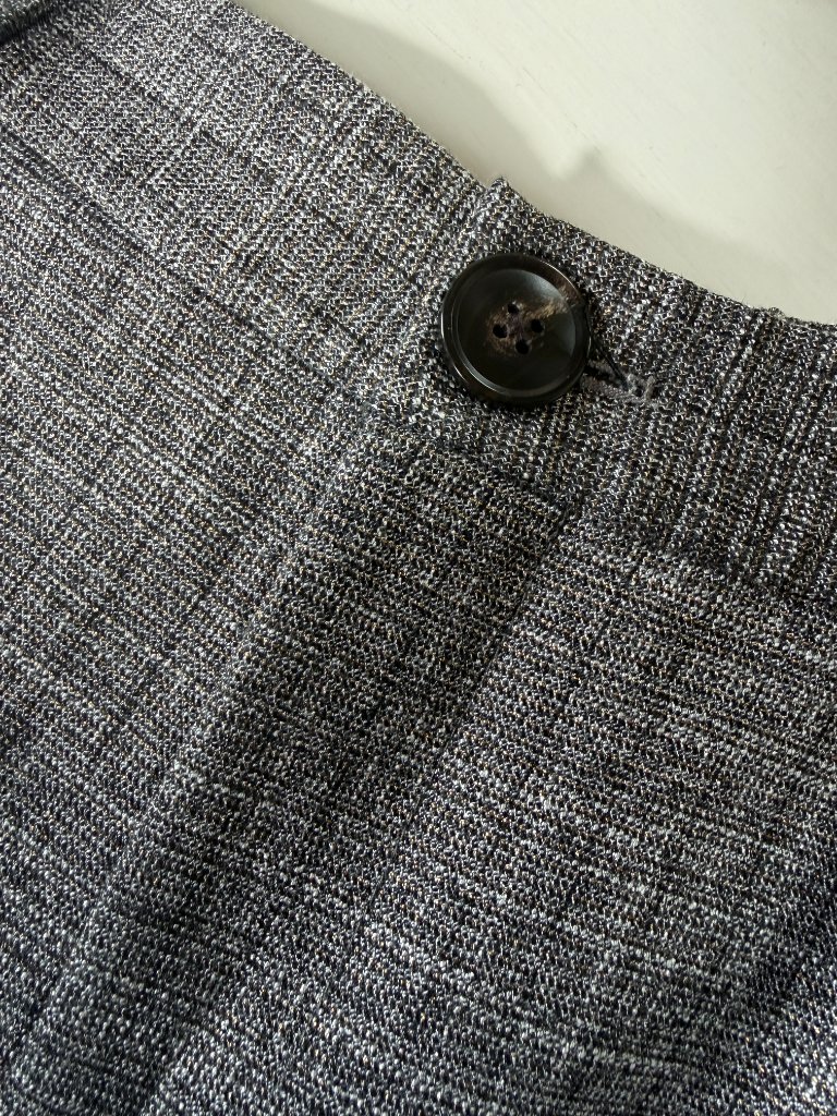 J.Ing Gray Metallic Tweed Shorts — image 4 of 7